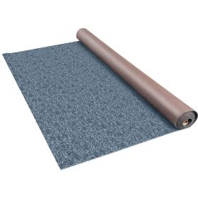 VEVOR Gray Marine Carpet 6 ft x 18 ft Boat Carpet Rugs Indoor Outdoor Rugs for Patio Deck Anti-Slide TPR Water-Proof Back Cut Outdoor Marine Carp