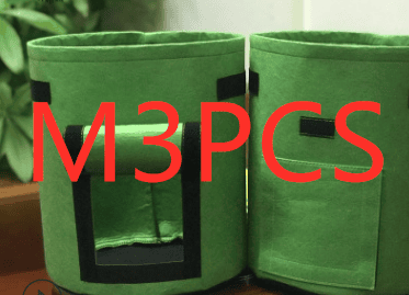 Breathable Potato Tomato Vegetable Plant Growth Bag (Option: Green3PCS-Medium)