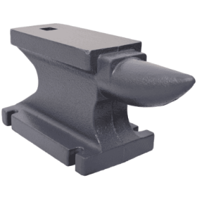 55LB  25KG  Cast Iron Anvil,with Square Horn And Stable Base,for Bending, Shaping,and Twisting,Gray (Option: Gray)