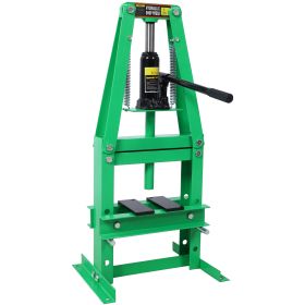 Hydraulic Power Units, 6-Ton Benchtop Hydraulic A-Frame Shop Press With Press Plates, Hydraulic 6 Ton Garage Floor Adjustable Shop Press With Pla (Option: Green)