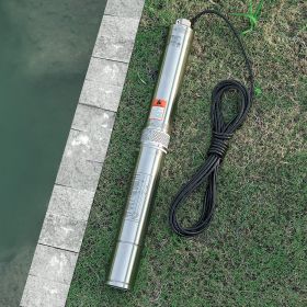 1.5HP Deep Well Submersible Pump Stainless Steel Water Pump 31.7GPM 276ft (Option: Natural)