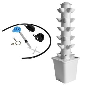 White Hydroponic Planting System (Color: White)