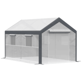 Mini Walk-in Greenhouse (Color: Grey)