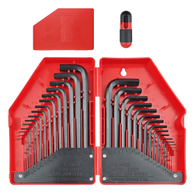 Hex Key Set, Containing 15 Standard-size Pieces And 15 Metric-size Pieces, Suitable For Most Applications (Option: YW091)