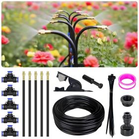 360 Adjustable Irrigation System Kit Garden Watering System Drip Irrigation Kit For Garden, Yard, Lawn, Greenhouse, Plants (Option: 10meter)