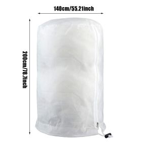 1PC Plant Covers Freeze ProtectionLarge Frost Cloths Blankets With Zipper Drawstring (Option: W13732775)